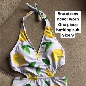 One-piece Lemon Bathing Suit